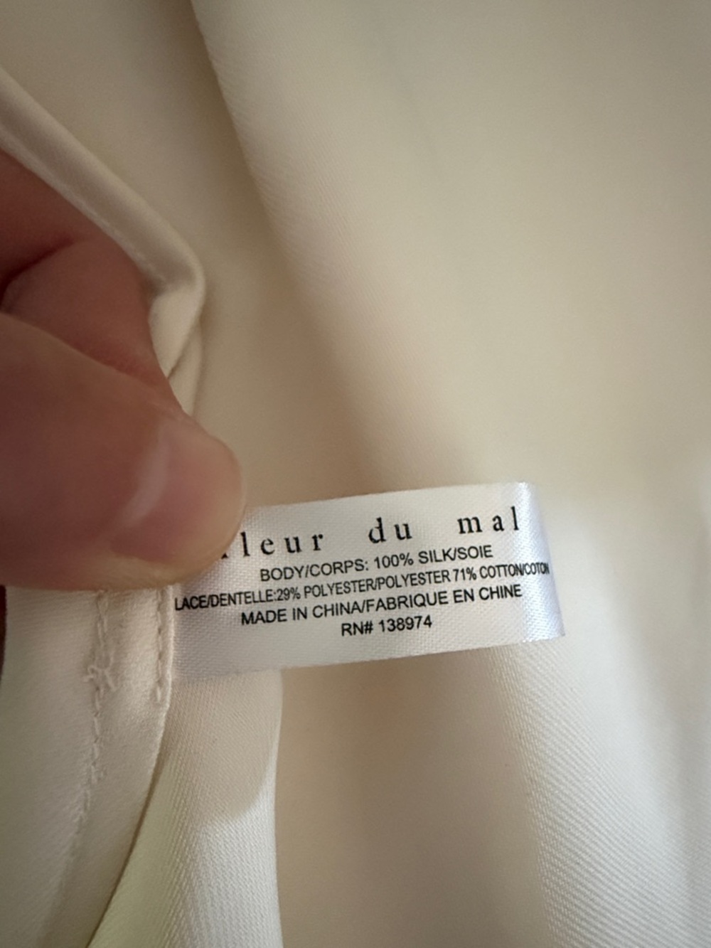 NWT Fleur du mal lace insert Gown size 2 - Picture 6 of 7